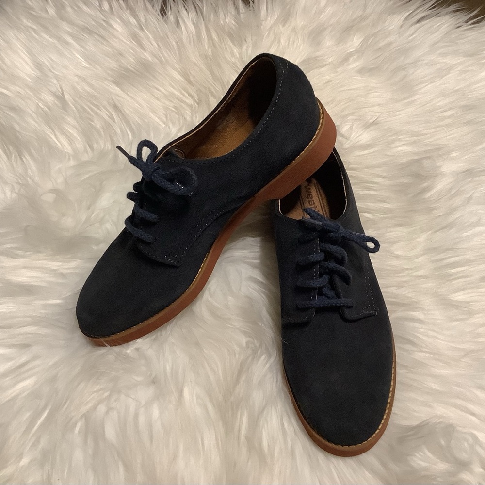 Unisex blue loafers NWOT